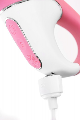 Нереалистичный вибратор Satisfyer Air Pump Booty 5, силикон, розовый, 15 см. арт. J2018-265