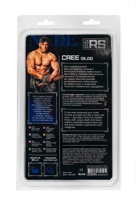 Реалистичный фаллоимитатор RealStick Nude Cree, PVC, телесный, 20 см арт. 582025