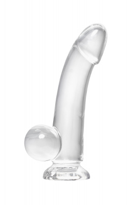 Реалистичный фаллоимитатор A-Toys by TOYFA Cryst, TPE, прозрачный, 15 см арт. 762005