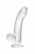 Реалистичный фаллоимитатор A-Toys by TOYFA Cryst, TPE, прозрачный, 15 см арт. 762005 Реалистичный фаллоимитатор A-Toys by TOYFA Cryst, TPE, прозрачный, 15 см арт. 762005