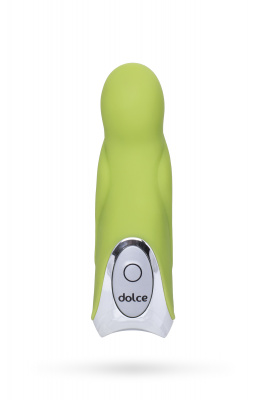 Вибратор TOYFA Dolce Jaxon, силикон, зеленый, 12,5см арт. 591004