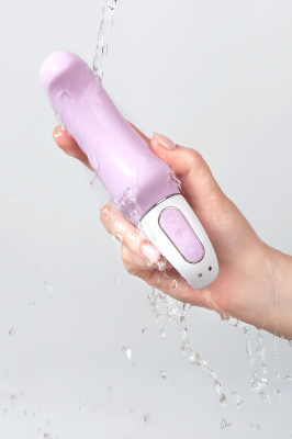 Нереалистичный вибратор Satisfyer Vibes Charming Smile, силикон, фиолетовый, 18,7 см. арт. EE73-827-1017
