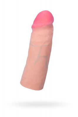 Фаллоимитатор-насадка, телесный, 15,5 см арт. 984049