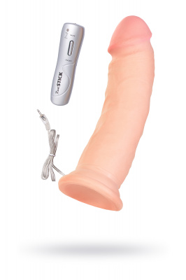 Реалистичный вибратор TOYFA RealStick Elite Jastin, TPR, телесный, 21 см арт. 981037-1