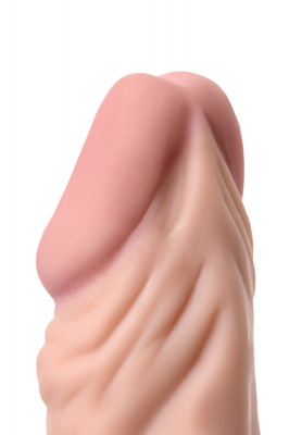 Реалистичный вибратор TOYFA  A-Toys Toron, TPE, телесный, 21 см арт. 761050