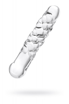 Двусторонний фаллоимитатор Sexus Glass, стекло, прозрачный, 16 см арт. 912122