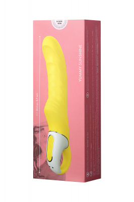 Нереалистичный вибратор Satisfyer Vibes Yummy Sunshine, силикон, желтый, 22,5 см. арт. EE73-879-1017