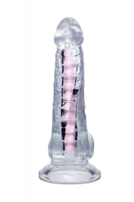 Гибкий фаллоимитатор A-Toys Parret, прозрачный, 18 см арт. 762004