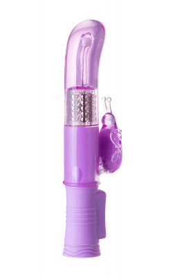 Вибратор с клиторальным стимулятором TOYFA A-Toys  High-Tech fantasy, TPE, Фиолетовый, 22,4 см арт. 