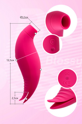 Многофункциональный стимулятор клитора JOS Blossy, розовый, 13,5 см арт. 782033