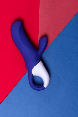 Нереалистичный вибратор Satisfyer Vibes Magic Bunny, силикон, фиолетовый, 17,7 см. арт. EE73-826-1017