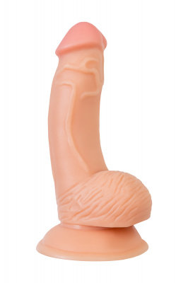 Реалистичный фаллоимитатор RealStick Nude Rolo, PVC, телесный, 17 см арт. 582019