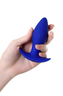 Анальная вибровтулка ToDo by Toyfa Fancy, силикон, синий, 10,7 см, Ø 3,5 см арт. 358001