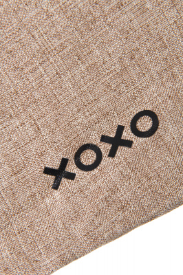 Мешочек XOXO, текстиль, коричневый, 24,5*14 см арт. 253001