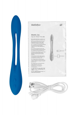 Многофункциональный вибратор для пар Satisfyer Elastic Game, синий арт. 4007649