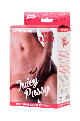 Мастурбатор реалистичный Juicy Pussy by TOYFA Hot Bloom, вагина, TPR, телесный, 15 см арт. 893009