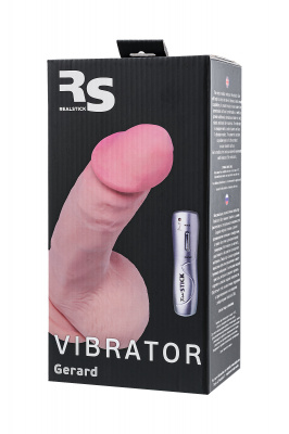 Реалистичный вибратор TOYFA RealStick Elite Gerard, TPR, телесный, 18,5 см арт. 981009-1