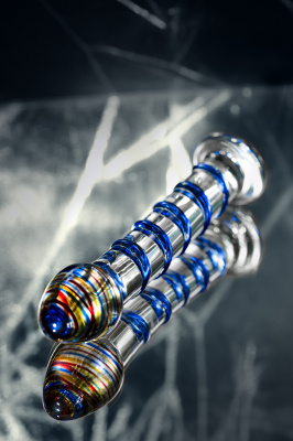 Нереалистичный фаллоимитатор Sexus Glass, стекло, прозрачный, 18 см арт. 912069