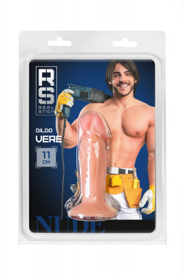 Реалистичный фаллоимитатор RealStick Nude Vere, PVC, телесный, 11 см арт. 582017