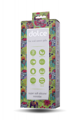 Вибратор TOYFA Dolce Jaxon, силикон, зеленый, 12,5см арт. 591004