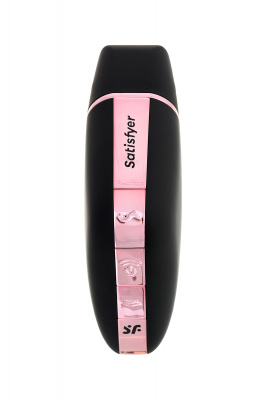 Вакуум-волновой бесконтактный стимулятор клитора Satisfyer Love Triangle,ABS пластик+силикон, Черный арт. J2018-57-1