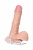 Реалистичный вибратор TOYFA RealStick Nude, PVC, телесный, 7 режимов вибрации, 17 см арт. 581005