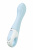 Нереалистичный вибратор Satisfyer Air Pump Vibrator 5, силикон, голубой,  см. арт. J2018-252