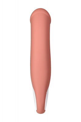 Нереалистичный вибратор Satisfyer Vibes Master, силикон, бежевый, 23,5 см. арт. EE73-862-1017