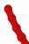 Насадка на пенис для двойного проникновения Black&Red by TOYFA, силикон, красная, 19,5 см арт. 901413-9