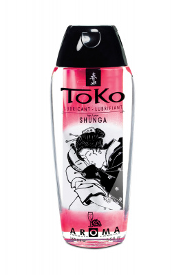Лубрикант Shunga Toko Aroma на водной основе, клубника и шампанское, 165 мл арт. 276401