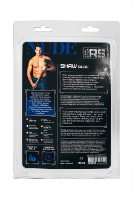 Реалистичный фаллоимитатор RealStick Nude Shaw, PVC, телесный, 17 см арт. 582020