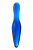Двусторонний фаллоимитатор Sexus Glass, стекло, синий, 17,5 см арт. 912190