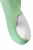 Нереалистичный вибратор Satisfyer Air Pump Bunny 5, силикон, зеленый, 15 см. арт. J2018-257