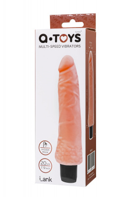 Реалистичный вибратор A-Toys by TOYFA Lank, TPE, телесный, 20 см арт. 761021