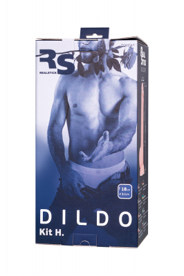 Фаллоимитатор RealStick Silicone Kit H, сайлекспан, телесный, 18 см арт. 9420010