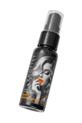 Съедобный гель Erotist SWEET PROVOCATION: LEMON AND CARAMEL ( со вкусом ЛИМОНА И КАРАМЕЛИ), 30мл арт. 541804