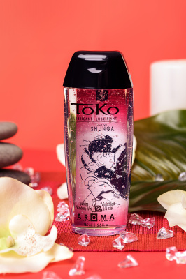Лубрикант Shunga Toko Aroma на водной основе, клубника и шампанское, 165 мл арт. 276401