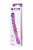 Двусторонний фаллоимитатор A-Toys by TOYFA Tanza, TPE, фиолетовый, 27,5 см арт. 762009