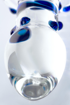 Анальная втулка Sexus Glass, стекло, прозрачная, 14 см, Ø 3,5 см арт. 912064