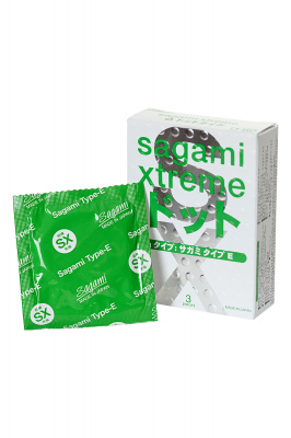 Презервативы латексные Sagami Xtreme Type-E №3 арт. 718/1