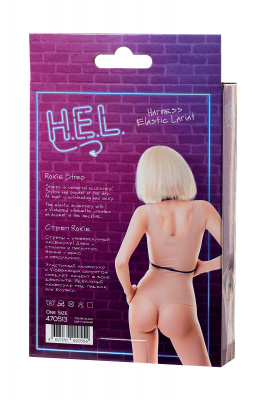 Стреп H.E.L. Roxie, текстиль, чёрный, OS арт. 470513