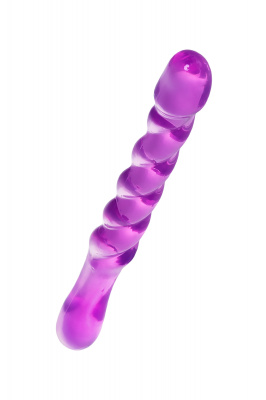 Двусторонний фаллоимитатор A-Toys by TOYFA Tanza, TPE, фиолетовый, 27,5 см арт. 762009