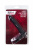 Насадка на пенис для двойного проникновения Black&Red by TOYFA, силикон, чёрная, 19 см арт. 901412-5