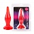 Стимулятор анальный ANAL STIMULATOR (втулка) цвет красный, L 135 мм D 40 мм арт. арт. EE-10017-3