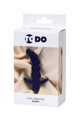 Анальный вибратор ToDo by Toyfa Dandy, силикон, фиолетовый, 13,5 см, Ø 3,2 см арт. 358004