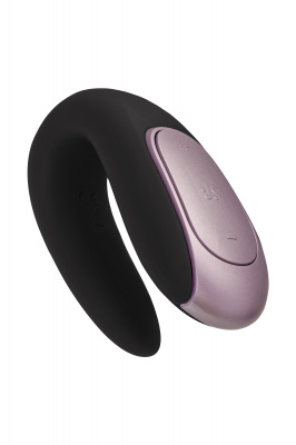 Многофункциональный стимулятор для пар Satisfyer Partner Double Fun, силикон, черный, 9 см арт. J2008-15-1