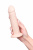 Фаллоимитатор RealStick Silicone Jared L, сайлекспан, телесный, 18 см арт. 9420011