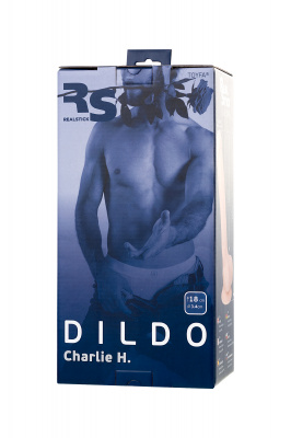 Фаллоимитатор RS Silicone Charlie H с уникальным материалом, телесный, 18 см арт. 9420007
