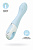 Нереалистичный вибратор Satisfyer Air Pump Vibrator 5, силикон, голубой,  см. арт. J2018-252