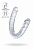 Фаллоимитатор двусторонний TOYFA Double Dildo, TPR, прозрачный, 40 см арт. 882022